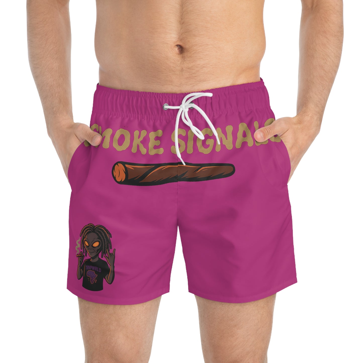 Smoke Signals Swim Trunks