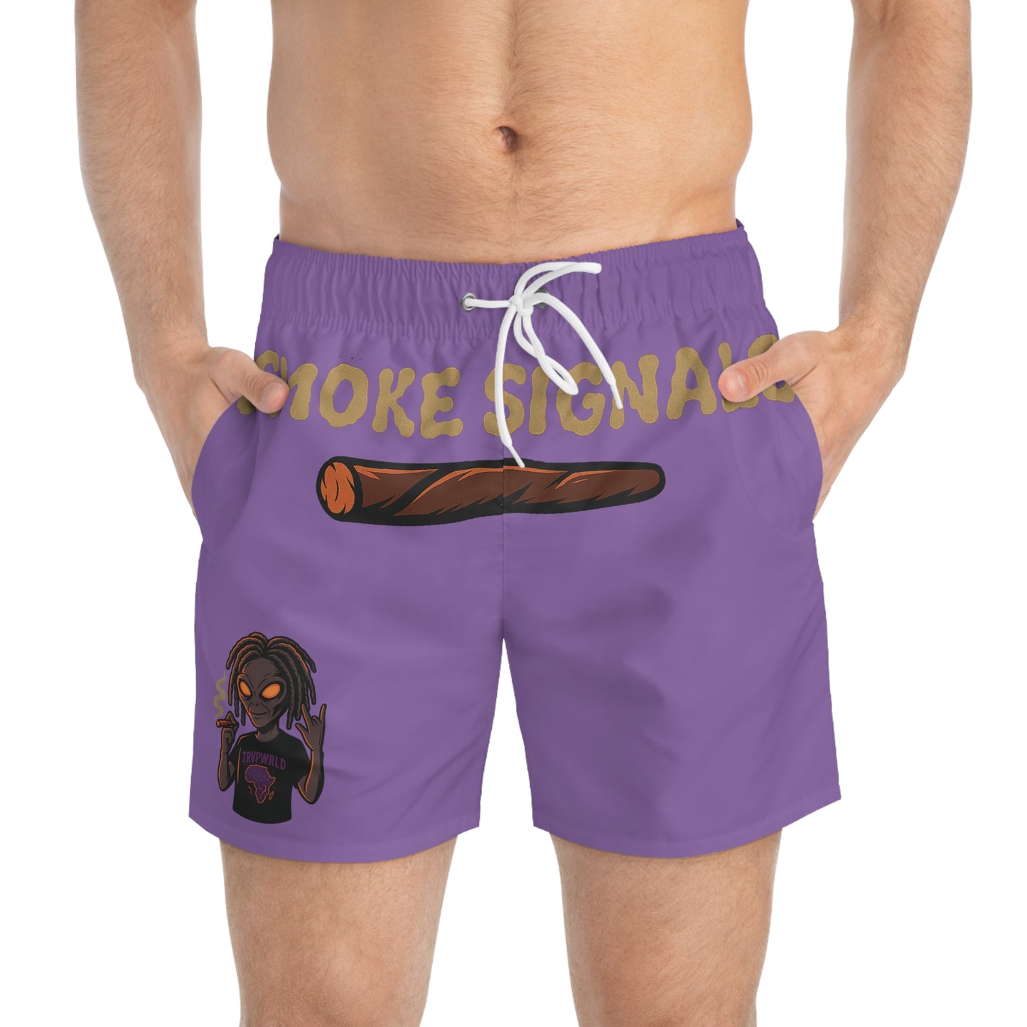 Smoke Signals Swim Trunks