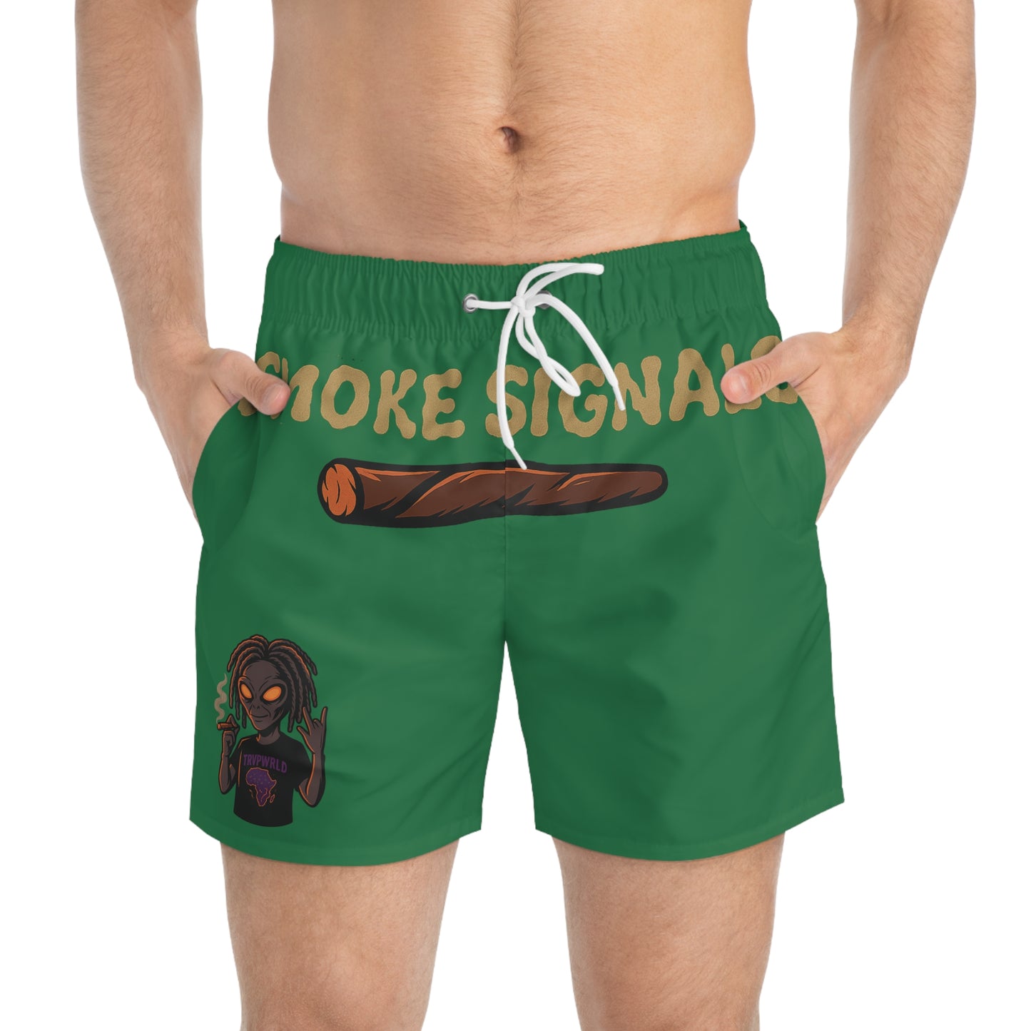 Smoke Signals Swim Trunks
