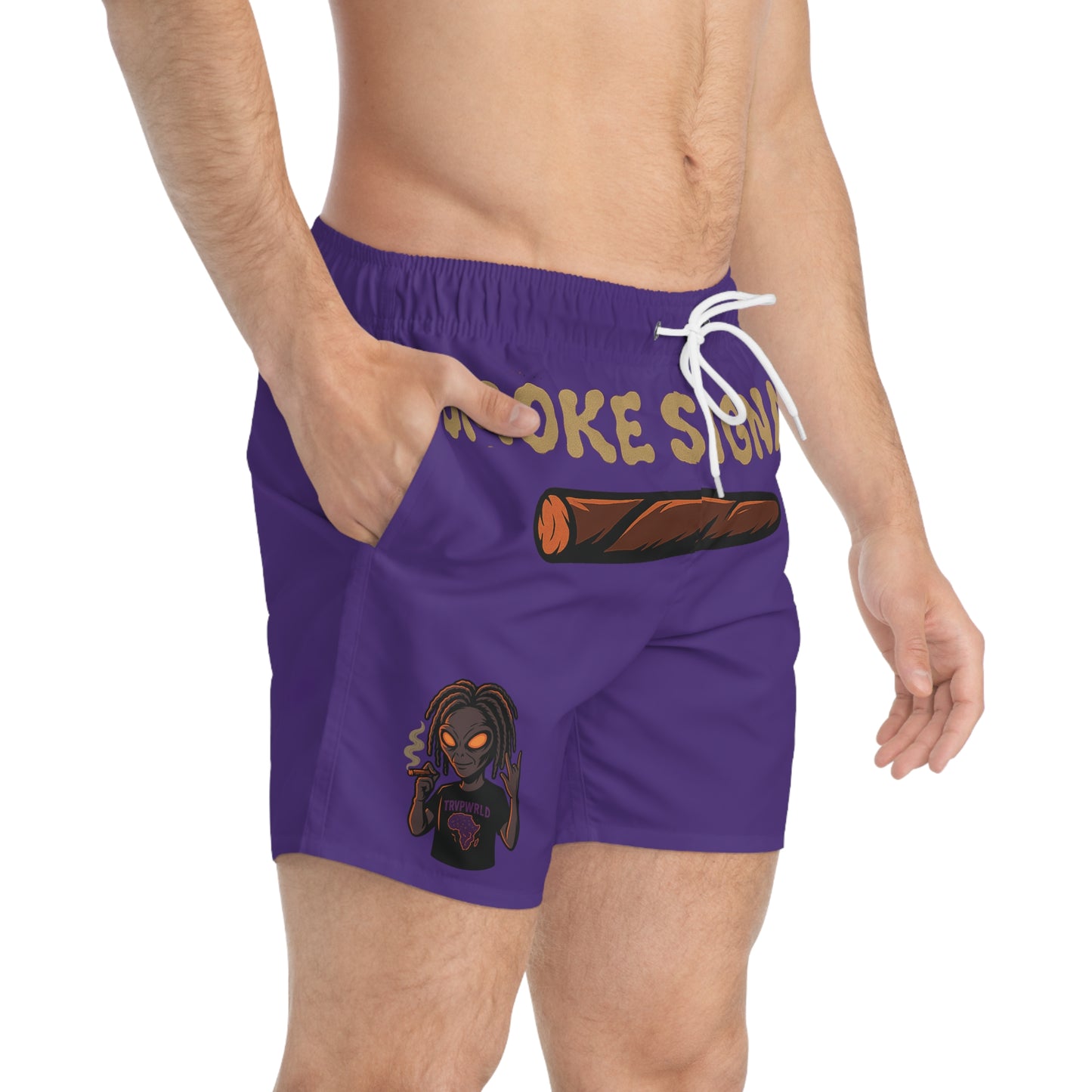 Smoke Signals Swim Trunks