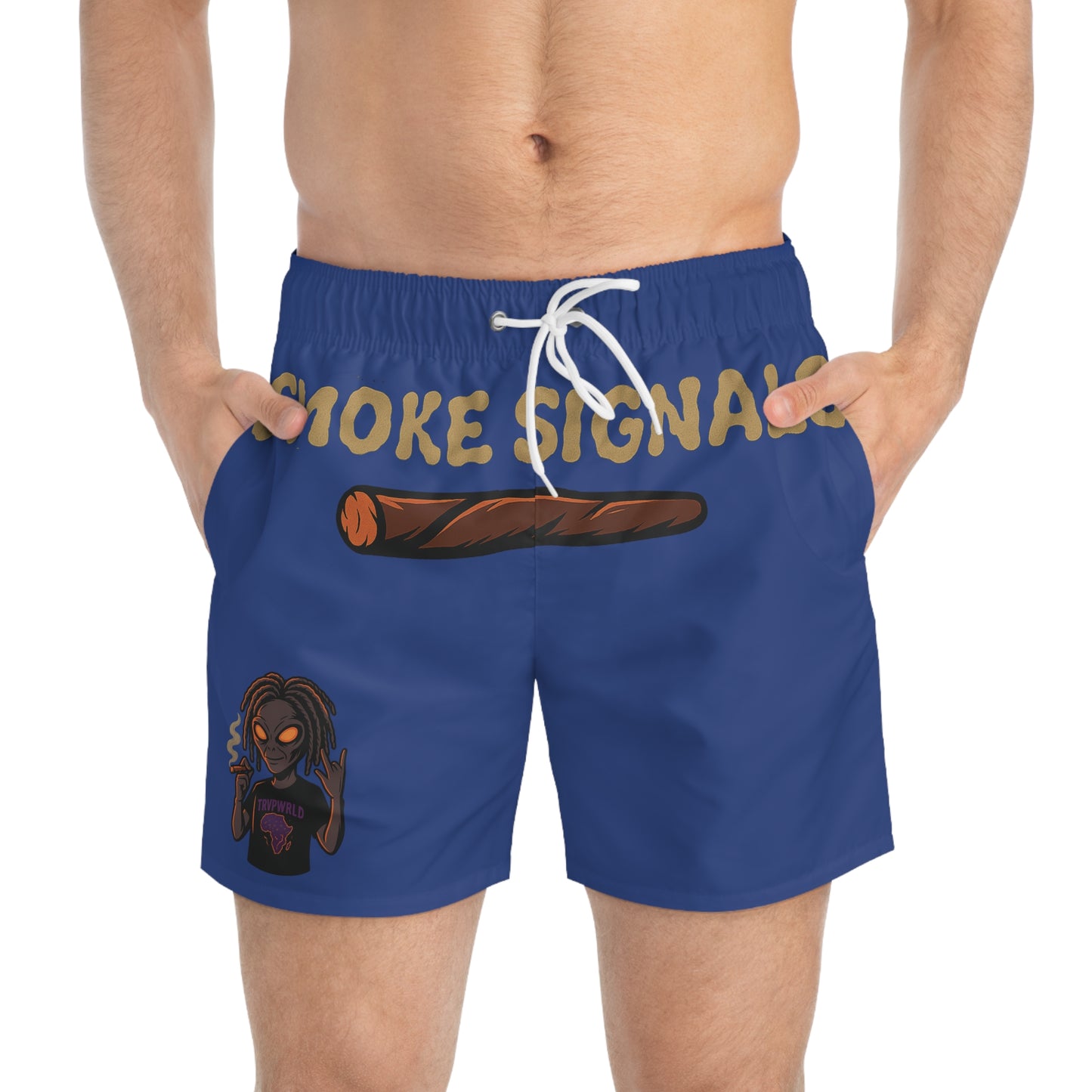 Smoke Signals Swim Trunks