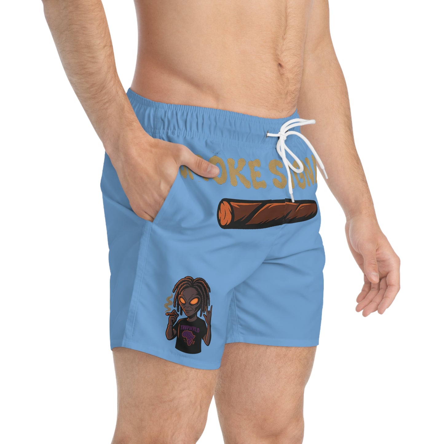 Smoke Signals Swim Trunks