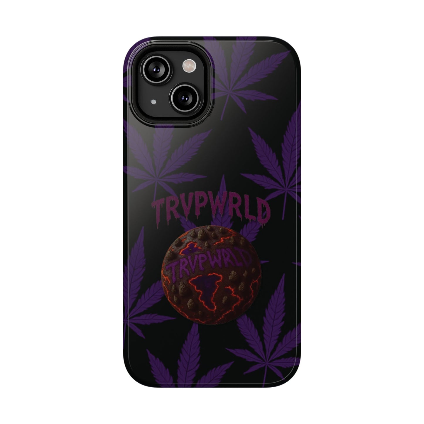 Smoke Signals Cannabis-Themed Impact-Resistant Phone Case