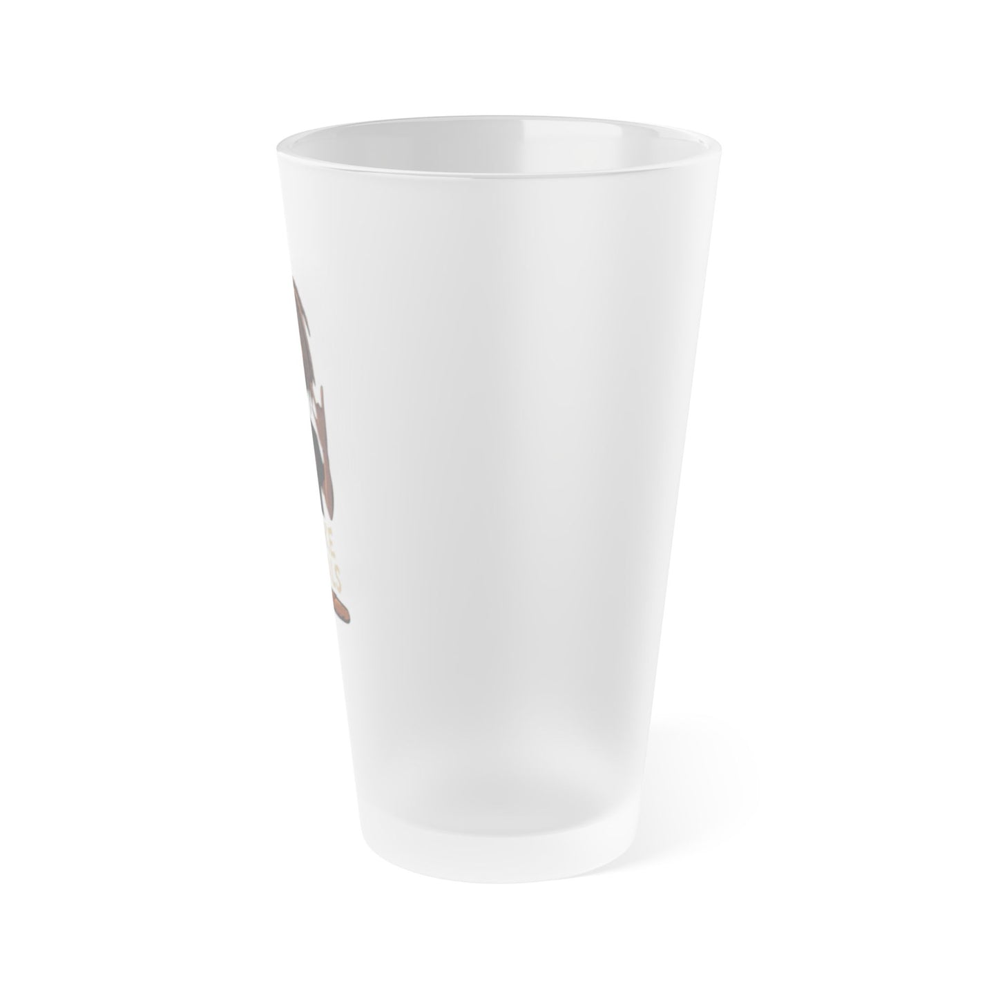 Frosted Pint Glass – Smoke Signals Print
