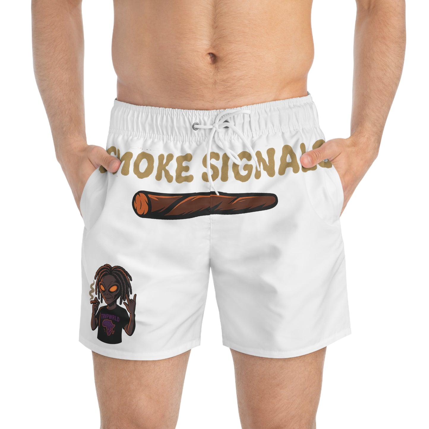 Smoke Signals Swim Trunks