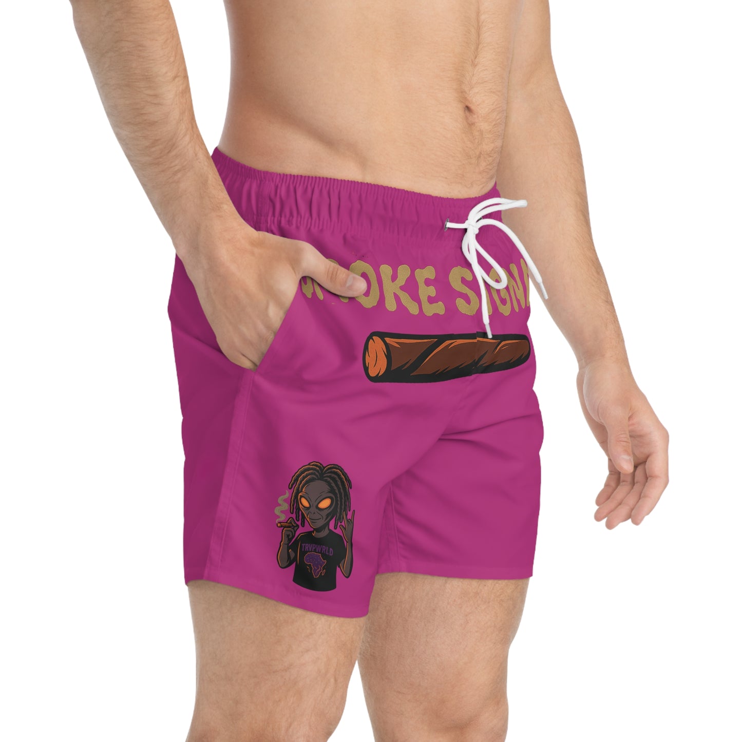 Smoke Signals Swim Trunks