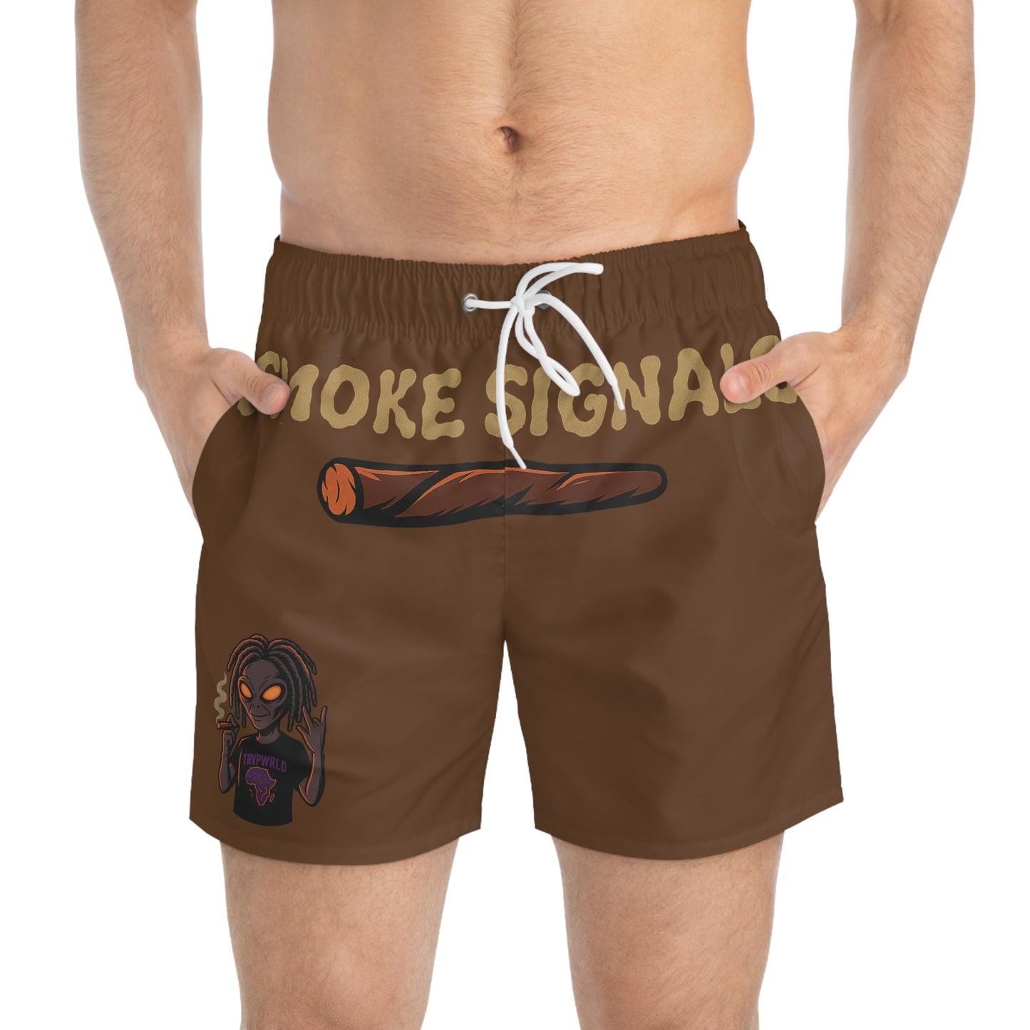 Smoke Signals Swim Trunks