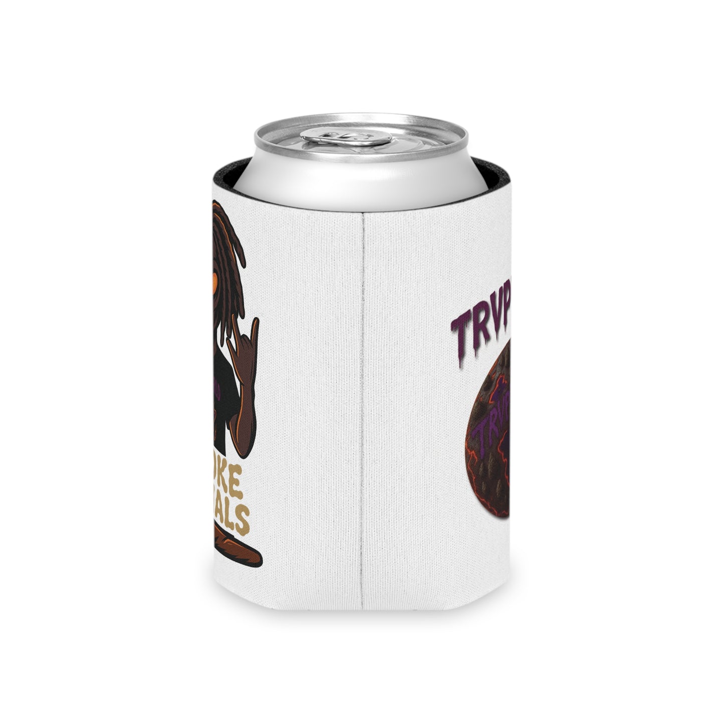Chill Vibe Can Cooler – Smoke Signals, Party Gift, BBQ Accessory, Festival Gear, Unique Drink Holder