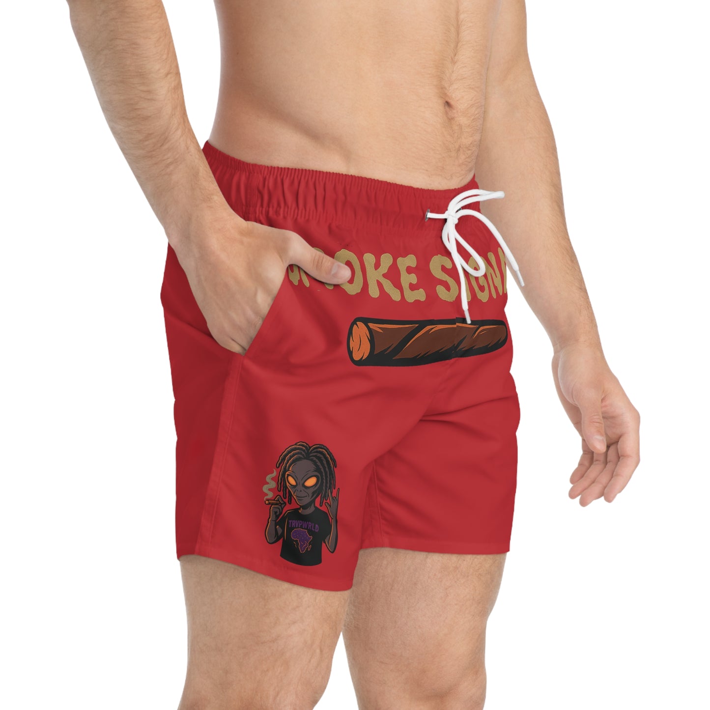 Smoke Signals Swim Trunks