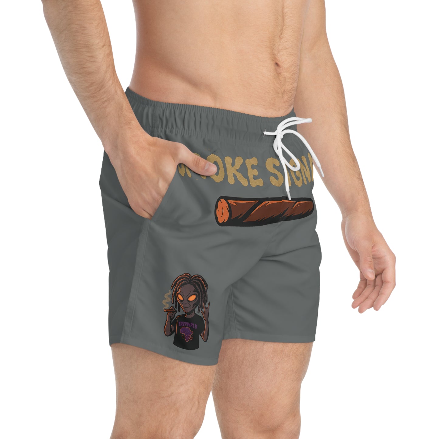 Smoke Signals Swim Trunks